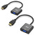 BENFEI HDMI to VGA, 20 Pack, Gold-Plated HDMI to VGA Adapter (Male to Female) for Computer, Desktop, Laptop, PC, Monitor, Projector, HDTV, Chromebook, Raspberry Pi, Roku, Xbox and More - Black