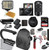 Sony Alpha a6100 Mirrorless Camera with 16-50mm and 55-210mm Lenses, Video Bundle + LED Video Light + Extreme Speed 64GB Memory(20pc Bundle)