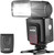GODOX TT520II Universal On-Camera Flash Electronic Speedlite AT-16 2.4G Wireless Trigger Transmitter Guide Number 33 S1 S2 Modes Replacement for Canon Nikon Pentax