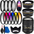 Nikon AF-S DX NIKKOR 18-300mm f/3.5-6.3G ED VR Lens Filter Bundle - Includes: 6PC Gradual Color Filter Set + Professional Telephoto Lens Attachment + 0.43X Wide Angle Lens Attachment + More - NJ Accessory/Buy Direct & Save