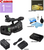 Canon XF300 HD 1080i Professional Camcorder with Sandisk Extreme Pro 32GB CF Card | CF Card Reader &amp; Cleaning Kit Bundle