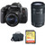 Canon EOS Rebel T6i/800D DSLR Camera with 18-55mm and 55-250mm Lenses Kit