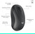Logitech MK295 Wireless Mouse & Keyboard Combo with SilentTouch Technology, Full Numpad, Advanced Optical Tracking, Lag-Free Wireless, 90% Less Noise - Graphite