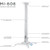 NJA Universal Projector Ceiling Mount (White) - NJ Accessory/Buy Direct & Save