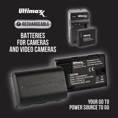 Rechargeable Batteries for Cameras & Video Cameras - BuyDirect NYC