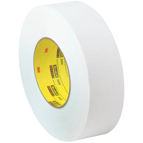 3M #256 1 FLATBACK PAPER TAPE/WHITE 1 X 60 YDS (BULK) (ROLL)