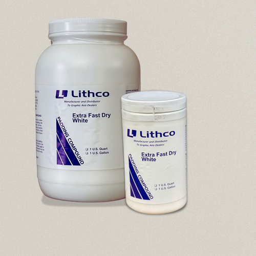 LITHCO EXTRA-FAST DRY PADDING COMPOUND WHITE