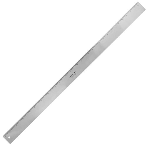 STAINLESS STEEL STRAIGHT EDGE 36 32ND INCH GRADS (EA)