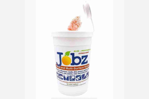 JOBZ HAND AND MULTI-SURFACE WIPES 10 X 12/72 PER BUCKET (EA)