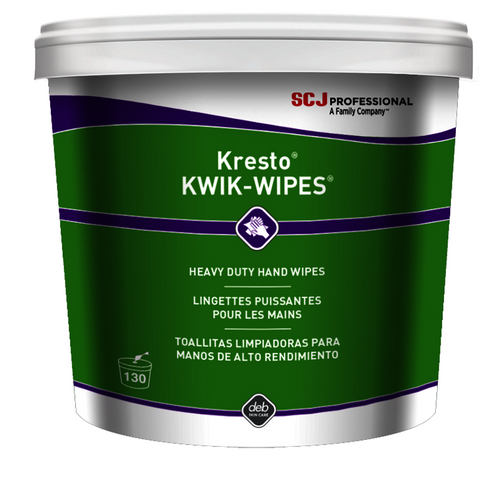 KRESTO KWIK CITRUS SCENTED WIPES WHITE - 130/BUCKET, 4/CASE (CS4)