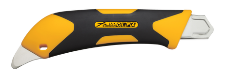 OLFA LA-X AUTO-LOCK CUTTER #1072198 18MM RUBBER GRIP (EA)
