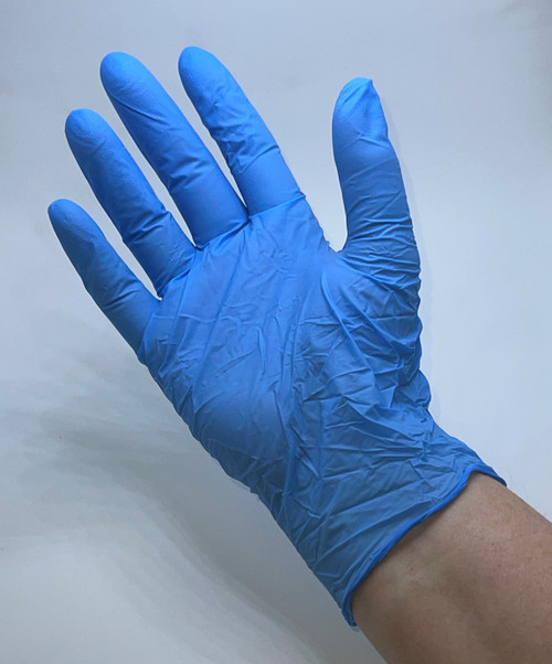LITHCO BLUE 5MIL NITRILE MEDIUM-DUTY GLOVES LG (BOX)