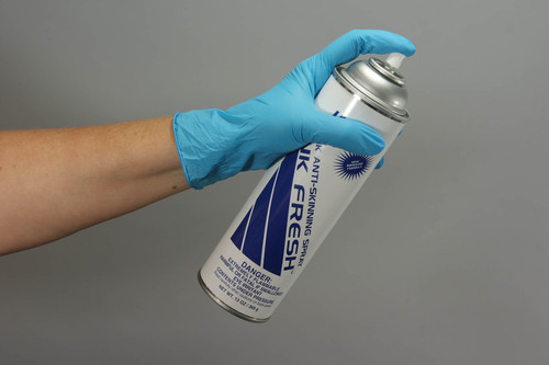 LITHCO DISPOSABLE 4MIL NITRILE GLOVES XL BLUE POWDER&LATEX FREE (BOX)