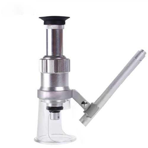 WIDE STAND MICROSCOPE W/PEN LIGHT INCH/METRIC RETICLE (EA)