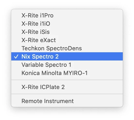 ChromaChecker Capture login screen prompting for your organization name and device selection
