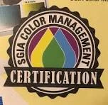 SGIA Digital Color Professional qualified badge, now part of PRINTING United Alliance