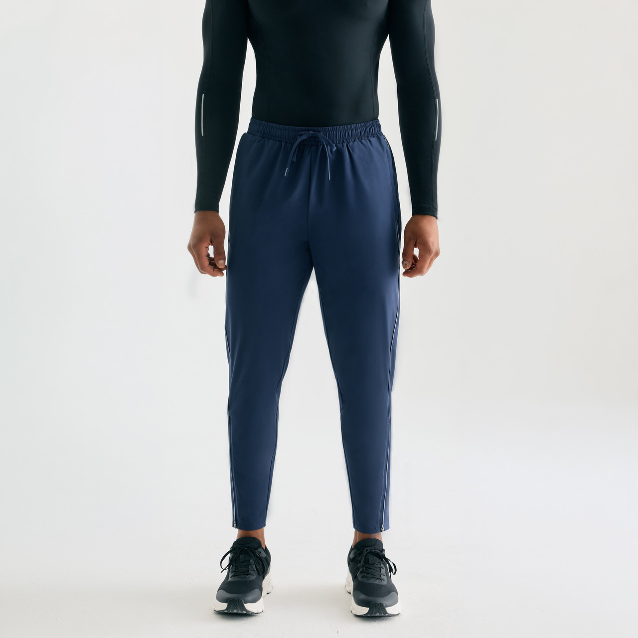 Surpass Pant, men's navy jogger pants, front view