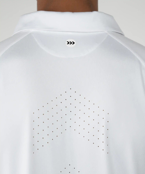 Vue détaillée Peak Polo White Hommes