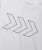Surge T-Shirt, white HydrApex performance t-shirt with arrow graphic print, close-up view