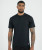 Core MB Polo, men's black HydrApex performance polo with blade collar and lifestyle fit, front view