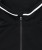 Pinnacle DR Q-Zip, black funnel neck quarter-zip with taped collar detail, close-up view