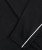 Pinnacle DR Q-Zip, black stretch nylon performance pullover with taped sleeve detail, close-up view