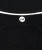Pinnacle DR Q-Zip, black performance quarter-zip with silicone Bomber hip logo, close-up view