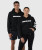 Prime Hoodie, men's black LuxeGo brushed performance hoodie with lifestyle fit, front view