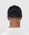 Ambition Snapback, black snapback with adjustable double snapback closure worn by model, rear lifestyle view