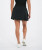 Pursue Skort, black athletic skort, back view with adjustable waistband