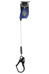 8' FT-X® Cable Class 2 Leading Edge Personal SRL-P, Single-leg with Steel Rebar Hook