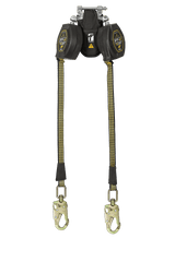 8' FT-X® EdgeCore™ Arc Flash Class 2 Leading Edge Personal SRL-P, Twin-leg with Steel Swivel Snap Hooks with SpeedLink™