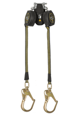 8' FT-X® EdgeCore™ Arc Flash Class 2 Leading Edge Personal SRL-P, Twin-leg with Steel Swivel Rebar Hooks with SpeedLink™
