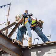 8' FT-X® EdgeCore™ Class 2 Leading Edge Personal SRL-P, Single-leg with Steel Swivel Rebar Hook