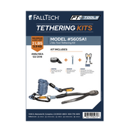 Tool Tethering Kit, 2 lb, Stretch Coil with Tape-on Attachments and Tool Tape