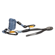 Tool Tethering Kit, 2 lb, Stretch Coil with Tape-on Attachments and Tool Tape