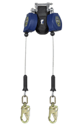 8' FT-X® Cable Class 2 Leading Edge Personal SRL-P, Twin-leg with Steel Swivel Snap Hooks with SpeedLink™