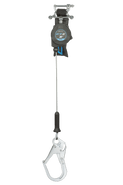 8' CTX™ Cable Class 2 Leading Edge Personal SRL-P, Single-leg with Steel Rebar Hook