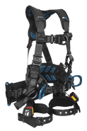 Carbon FT-One Fit Tower™  6D Tower Climber Full Body Harness, Tongue Buckle Leg Adjustments
