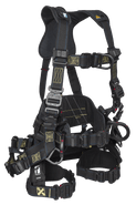 Carbon FT-Arc Tower™  6D Tower Climber Full Body Harness, Quick-Connect Leg Adjustments