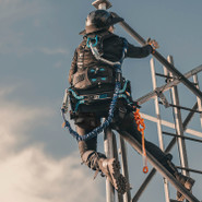 Carbon FT-One Fit Tower™  6D Tower Climber Full Body Harness, Quick-Connect Leg Adjustments