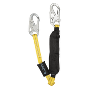 3' Soft Pack FT Basic Energy Absorbing Lanyard, Single-Leg with Steel Snap Hooks