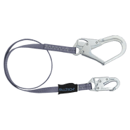 6' Web Restraint Lanyard, Fixed-Length with Steel Connectors
