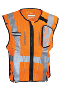 ANSI Class 2 High-visibility Orange Safety Vest