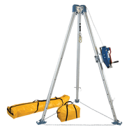 11' Confined Space Tripod System with 60' Stainless Steel SRL-R