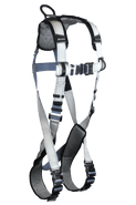 FlowTech LTE 1D Standard Non-Belted Full Body Harness, Triple-Lock Quick Connect Leg Buckles