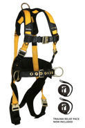 Journeyman Flex Steel 3D Construction Belted Full Body Harness