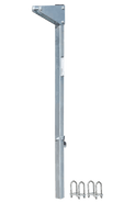 5' Bolt-On Ladder Stanchion Anchor with 12" Overhead Offset