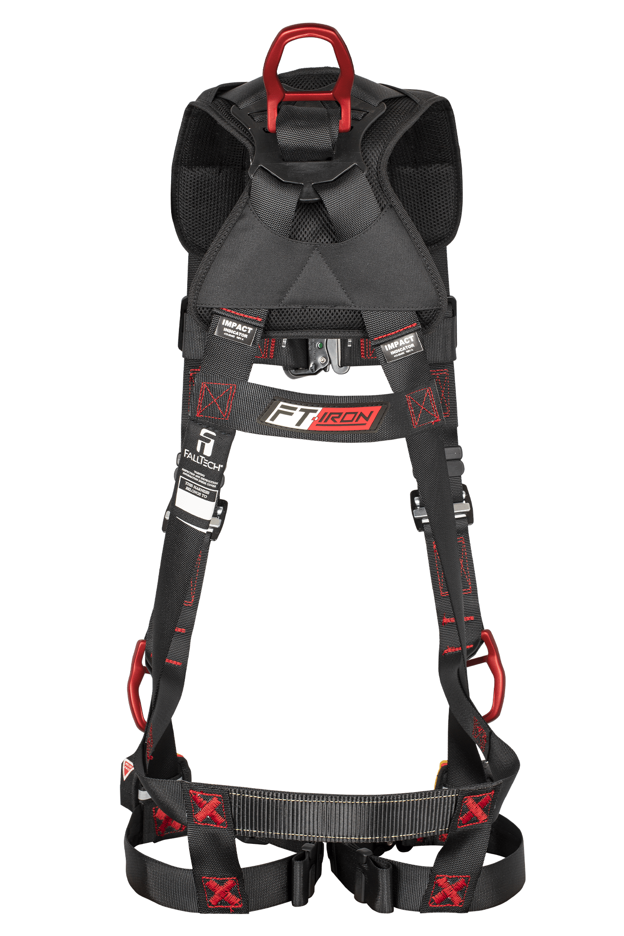 【HI FI FNK】Cover Curved Belted Denim FT-Iron® 3D+FD Climbing Non-Belted Full Body Harness, Quck