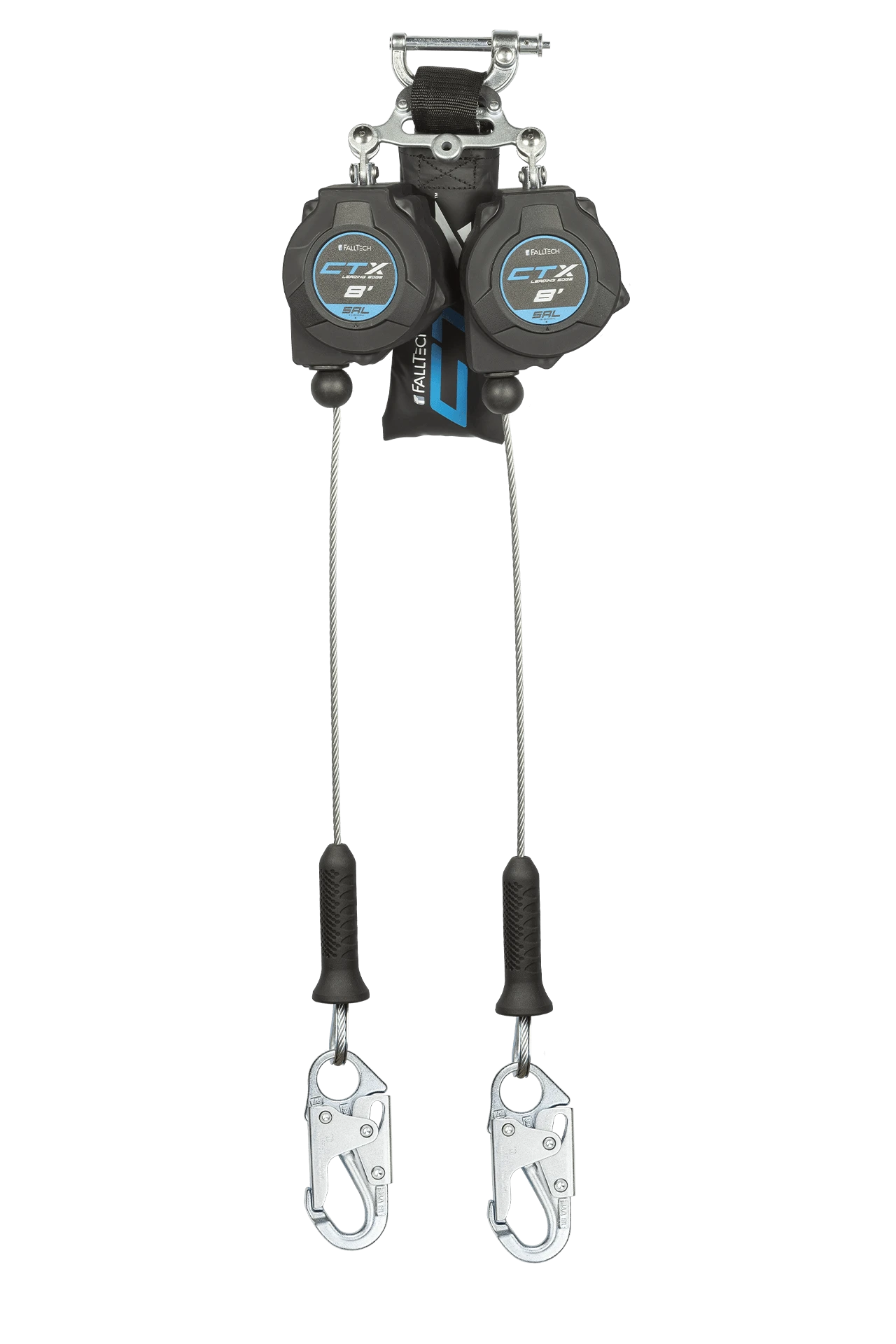 8' CTX® Cable Class 2 Twin SRL-P, Steel Snap | FallTech®